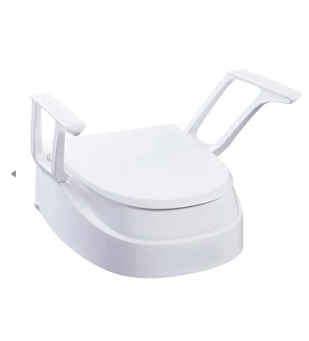 Toilettensitzerhöhung mit Armlehnen